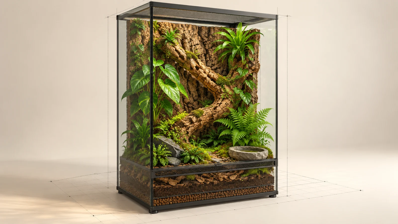 Terrarium in 3D planen: Vom Innenmaß zum durchdachten Entwurf - Artikelbild