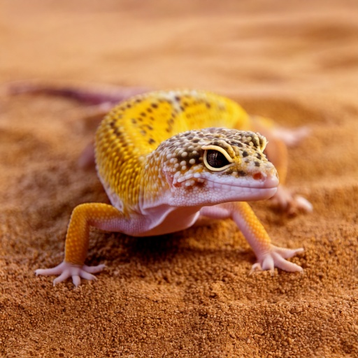 Leopardgecko (Eublepharis macularius)